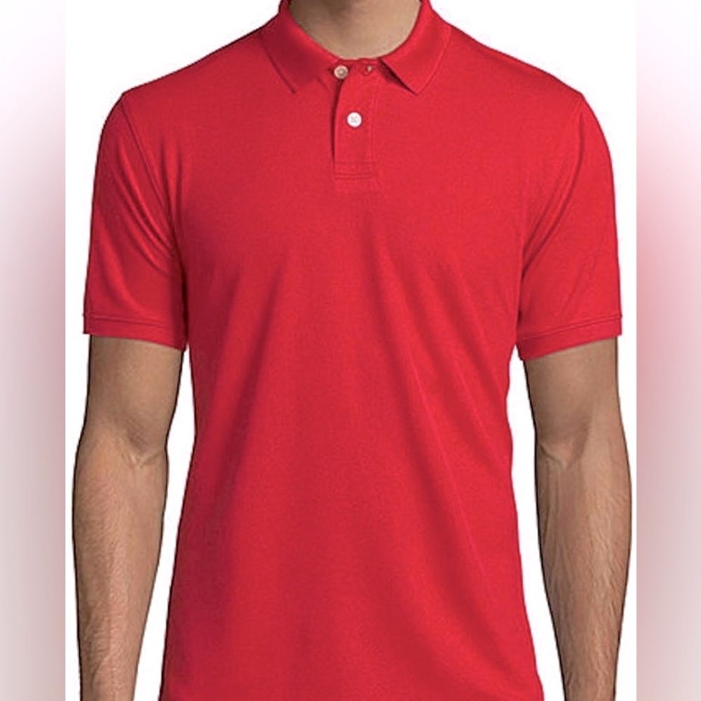 Mens Red Arizona Jean Co. Polo